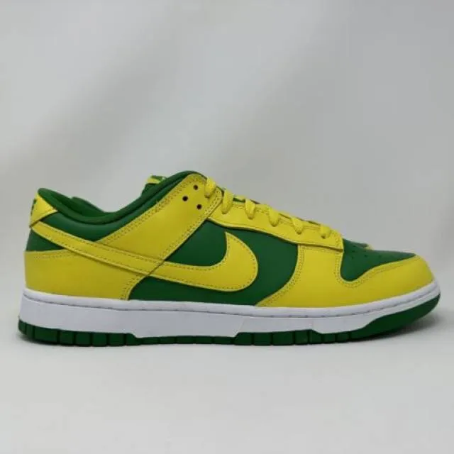 Nike dunk low retro bttys reverse brazil apple green men's size 13 dv0833-300