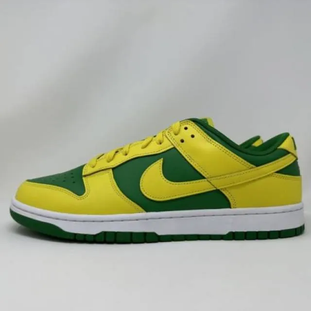 Nike dunk low retro bttys reverse brazil apple green men's size 13 dv0833-300