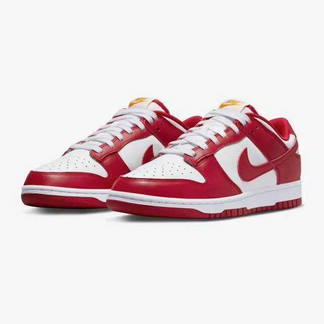 Nike dunk low retro (usc gym red/ gym red/ white/ university gold) men us 8-13 dd1391-602