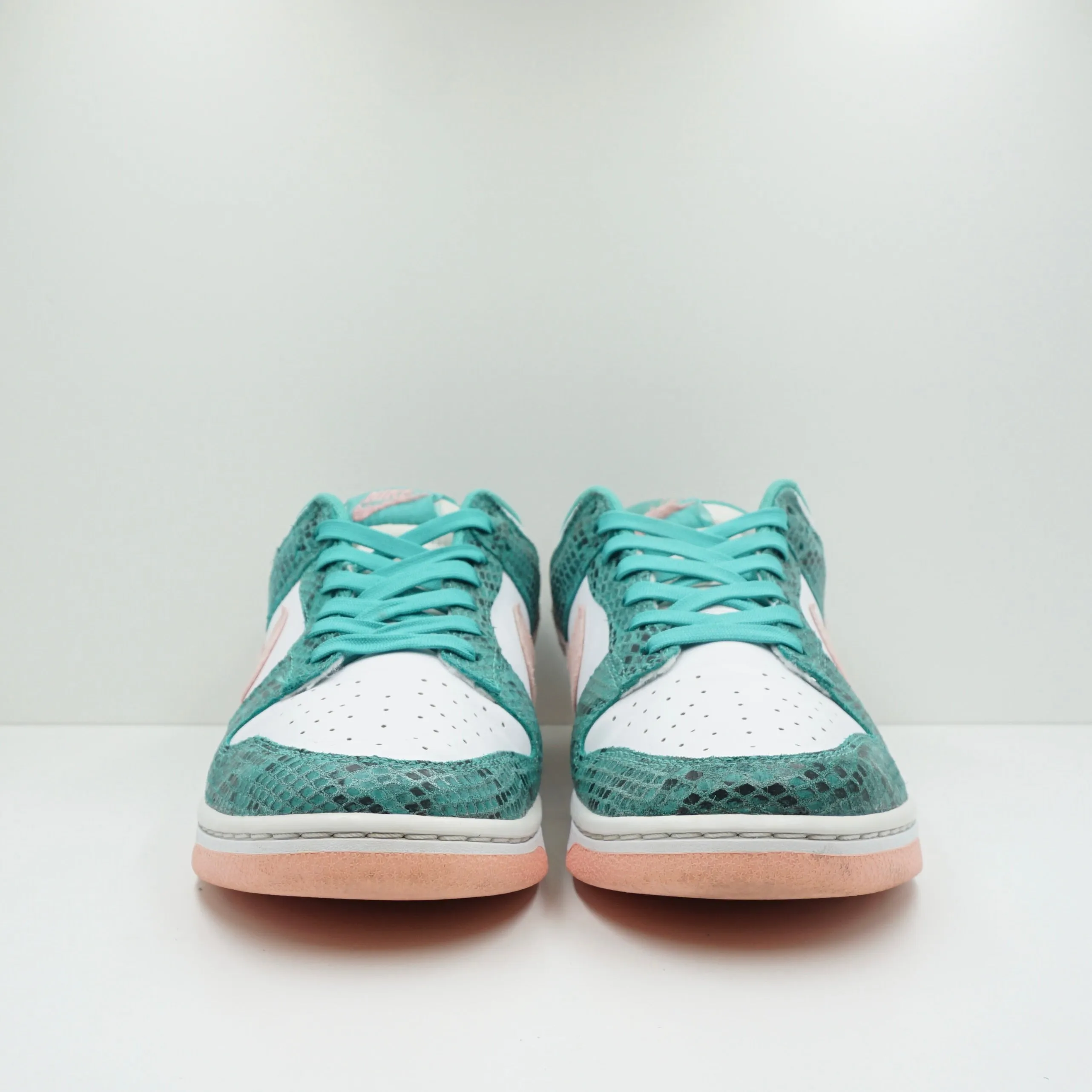 Nike Dunk Low Snakeskin Washed Teal Bleached Coral