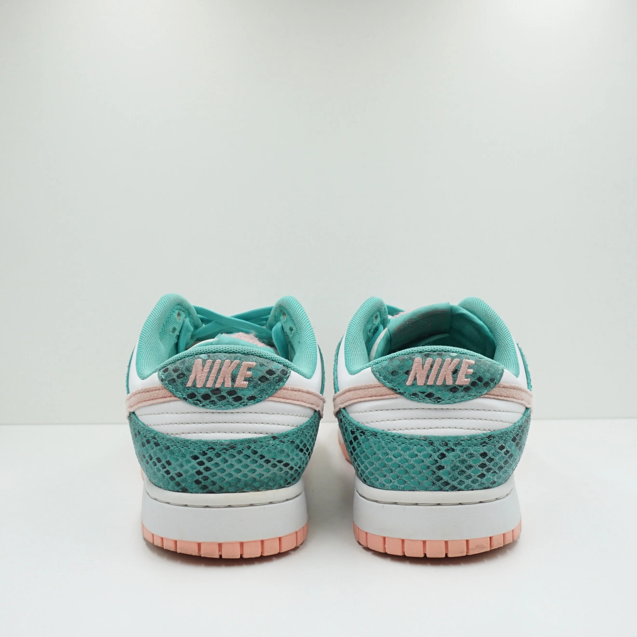 Nike Dunk Low Snakeskin Washed Teal Bleached Coral