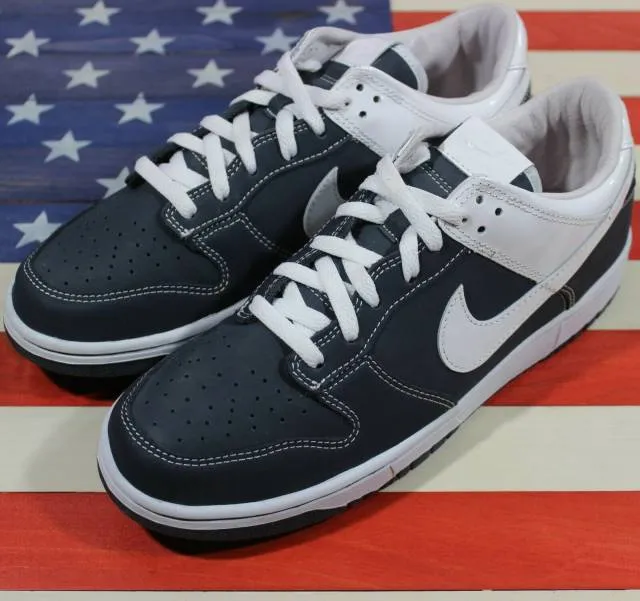 Nike Dunk Low Sole Collector Yankee #116 Navy Blue White...