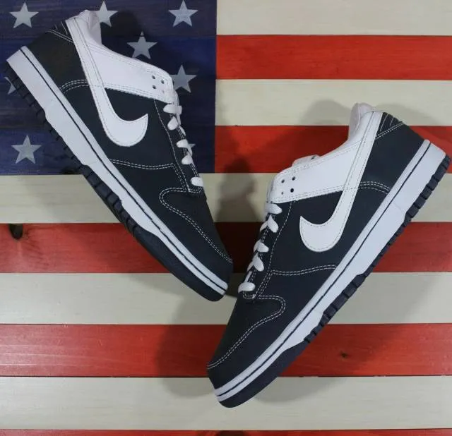 Nike Dunk Low Sole Collector Yankee #116 Navy Blue White...