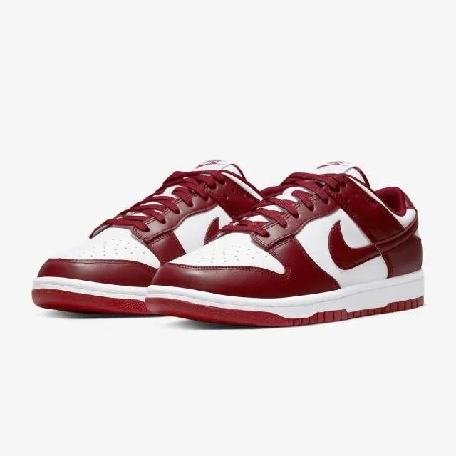 Nike dunk low (team red/ white/ burgundy red) men us 8-13 dd