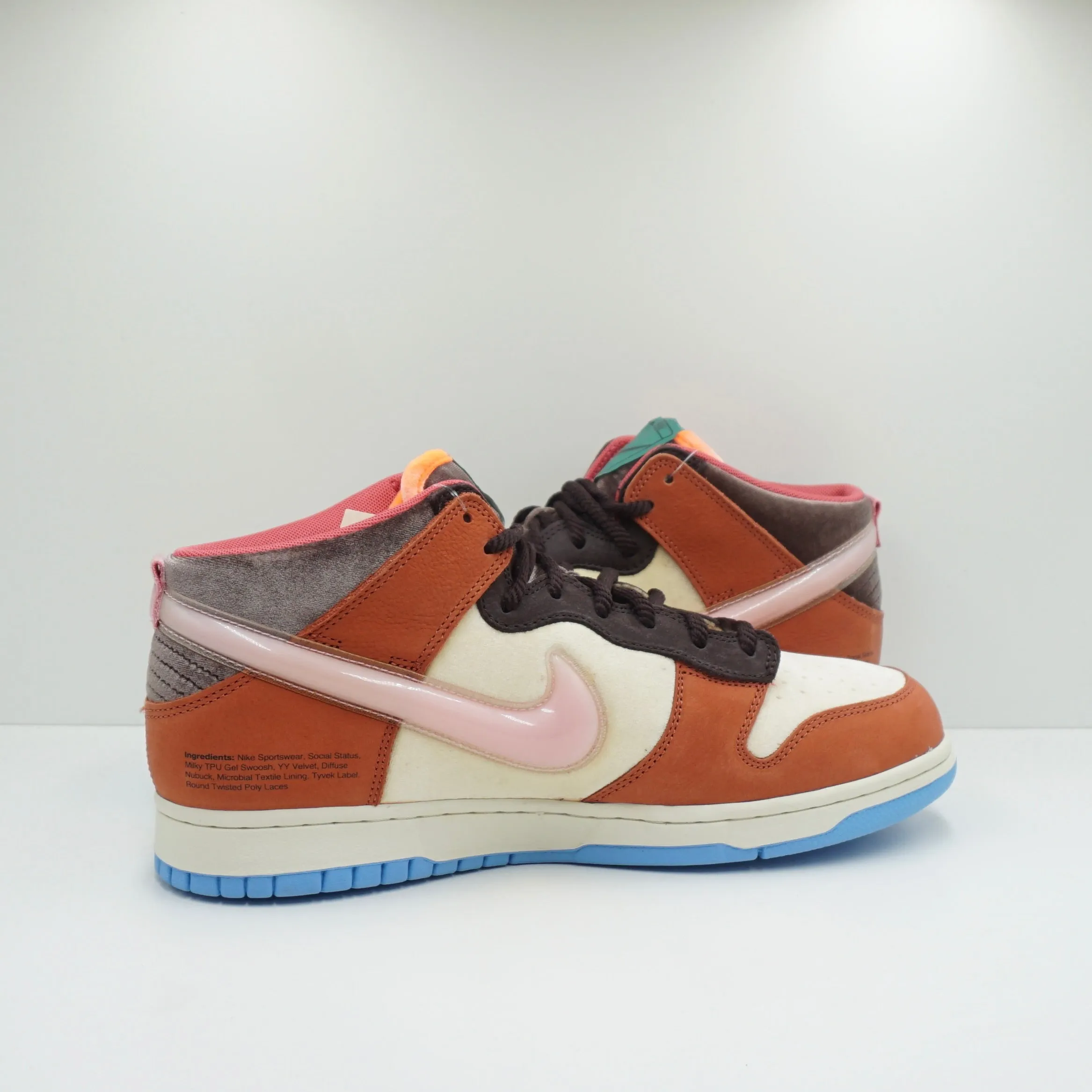 Nike Dunk Mid Social Status Free Lunch Chocolate Milk