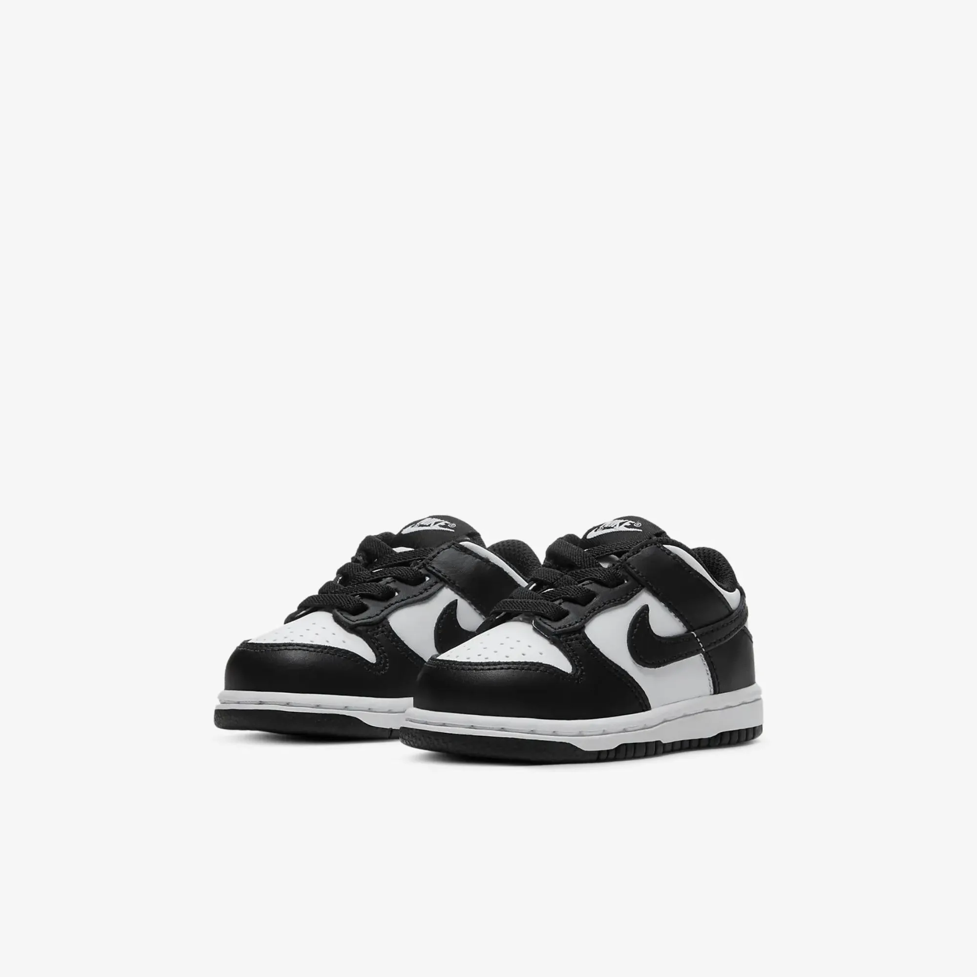 Nike Kids' Dunk Low Retro 'Black White Panda' (TD)