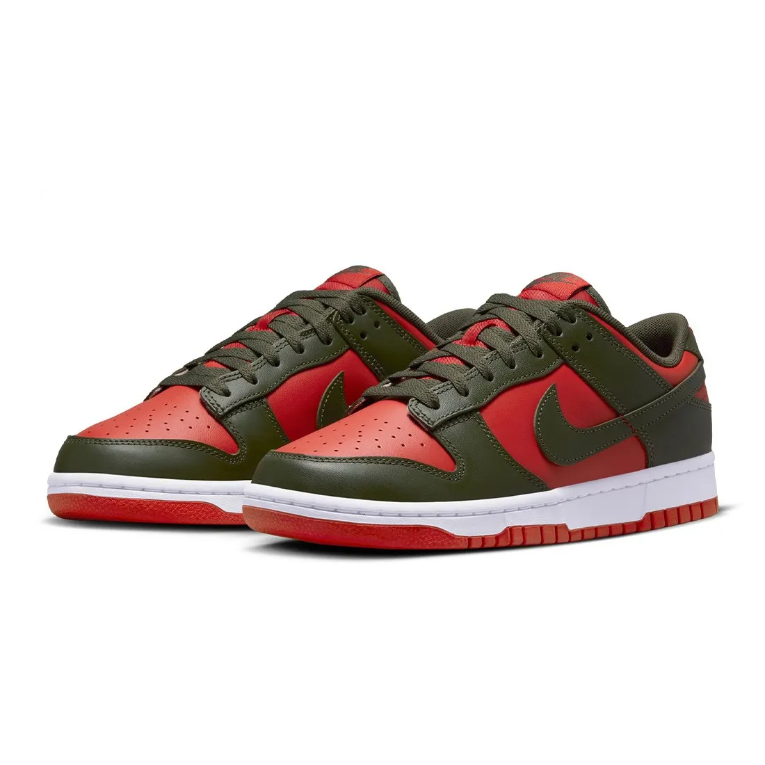 Nike Men Dunk Low Retro (mystic red / cargo khaki-mystic red-white)