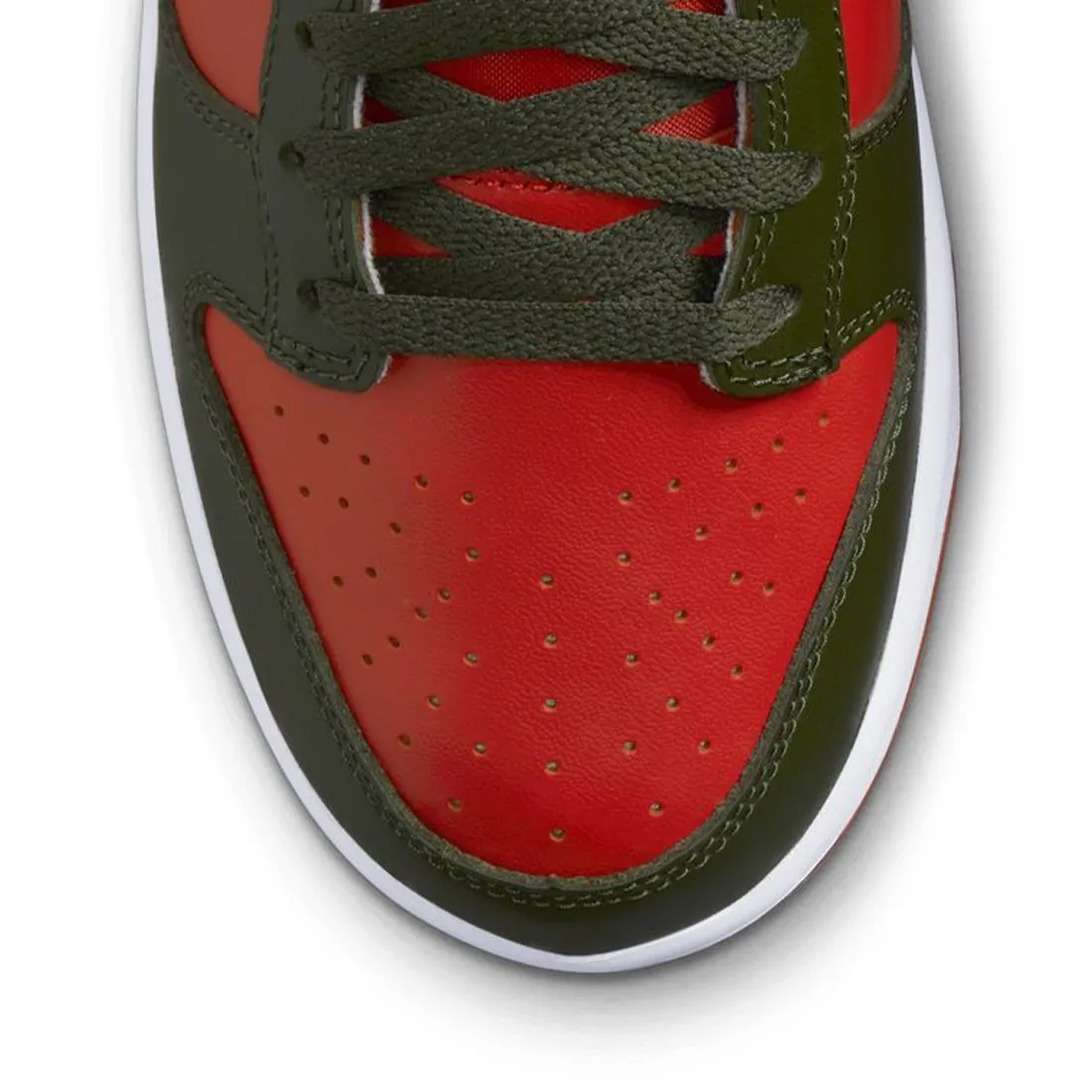 Nike Men Dunk Low Retro (mystic red / cargo khaki-mystic red-white)