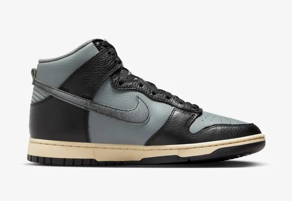 Nike SB Dunk High Classics Smoke Grey Beach Black White DV7216-001