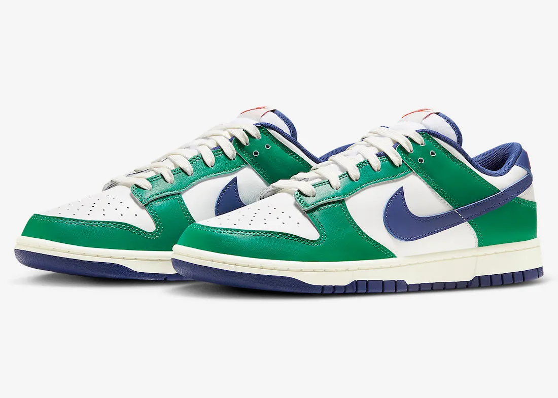 Nike SB Dunk Low Gorge Green Deep Royal Blue Sail FQ6849-141