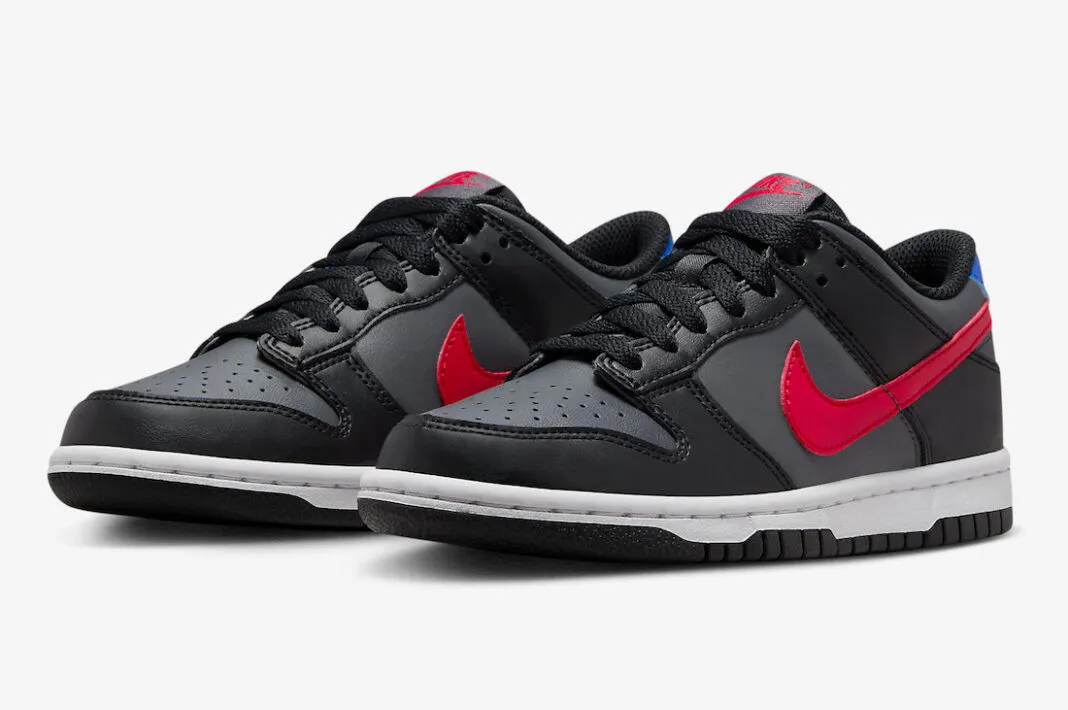 Nike SB Dunk Low GS Black University Red White Racer Blue FV0373-001