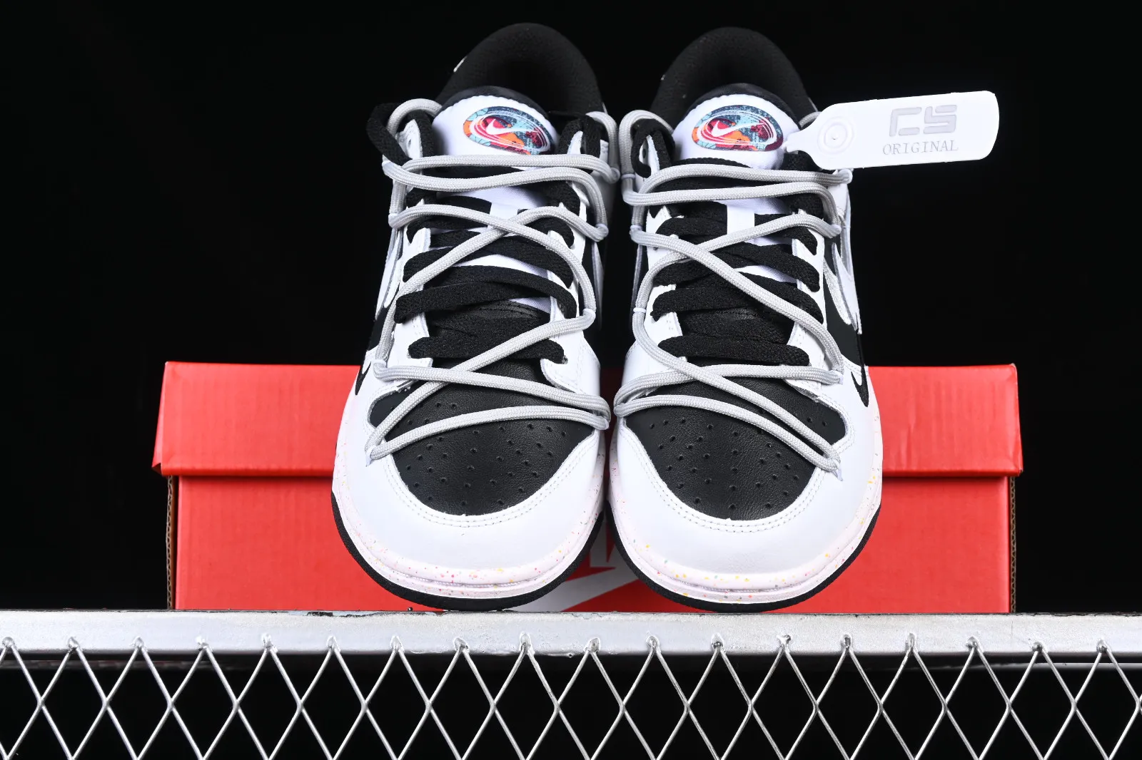 Nike SB Dunk Low White Black Grey Multi Color FD4623-139