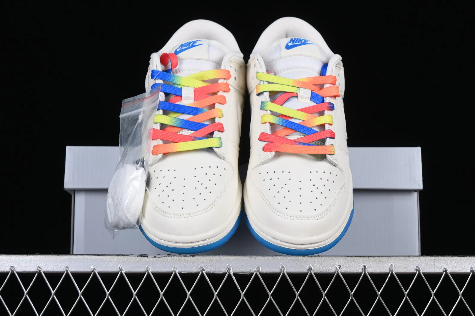 Nike SB Dunk Low White Blue Multi-Color DD1391-112