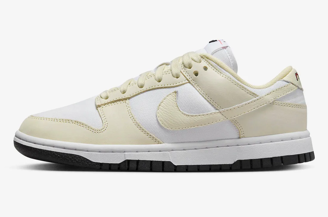 Nike SB Dunk Low White Coconut Milk Black Siren Red DZ2710-100