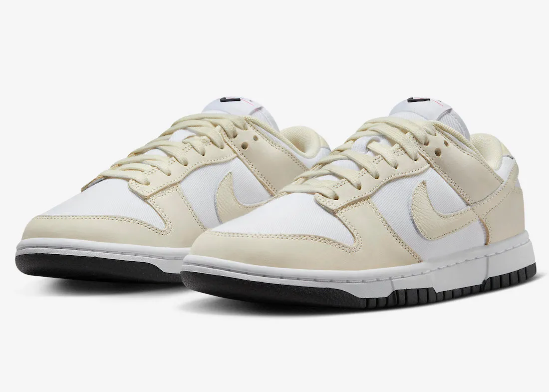 Nike SB Dunk Low White Coconut Milk Black Siren Red DZ2710-100