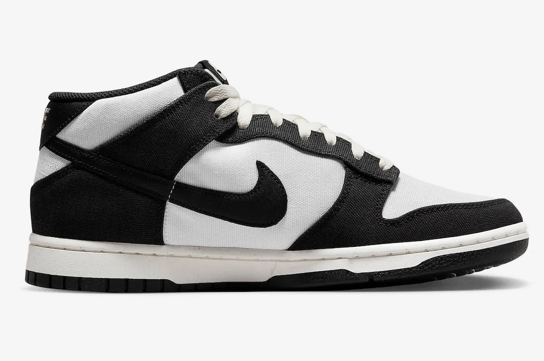 Nike SB Dunk Mid Panda Sail Black White DV0830-102