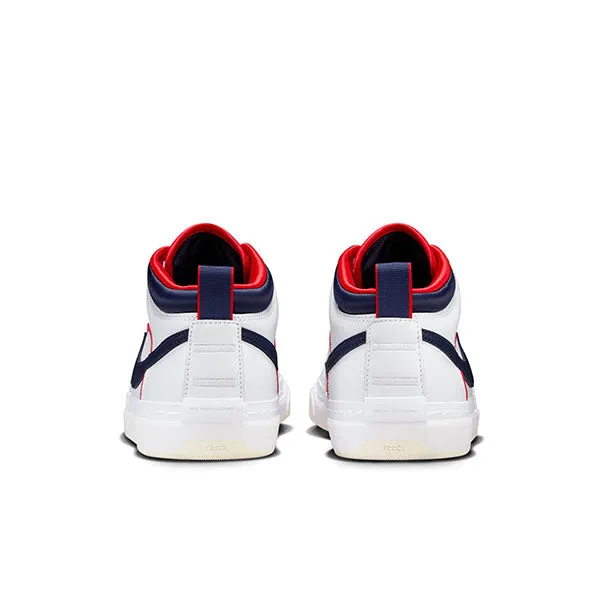 Nike SB React Leo Premium White/University Red/White/Midnight Navy