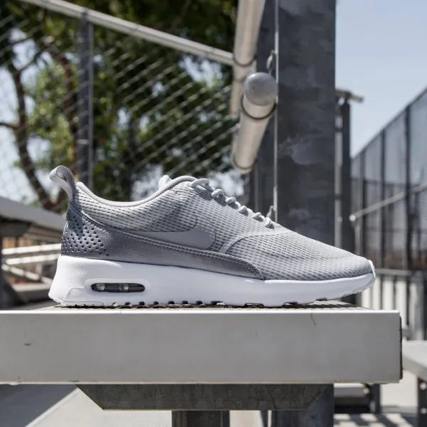 Nike Women Air Max Thea Textile  (wolf grey / white / mtlc cool grey / wolf grey)