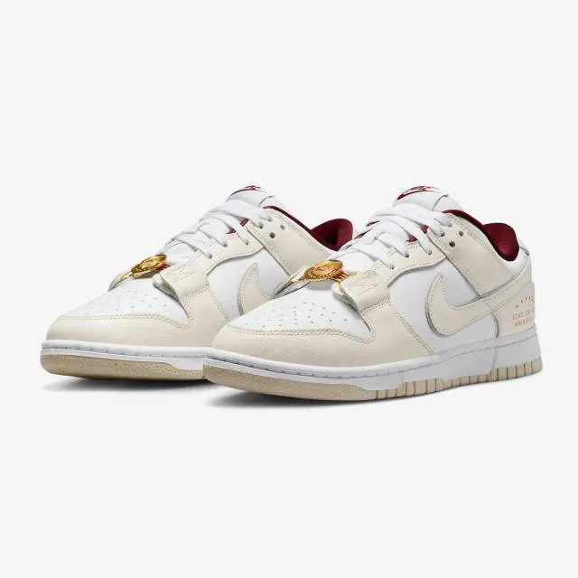 Nike women's dunk low se (sisterhood/ white/ team red/ photon dust/ phantom) sizes 6-10 dv1160-100