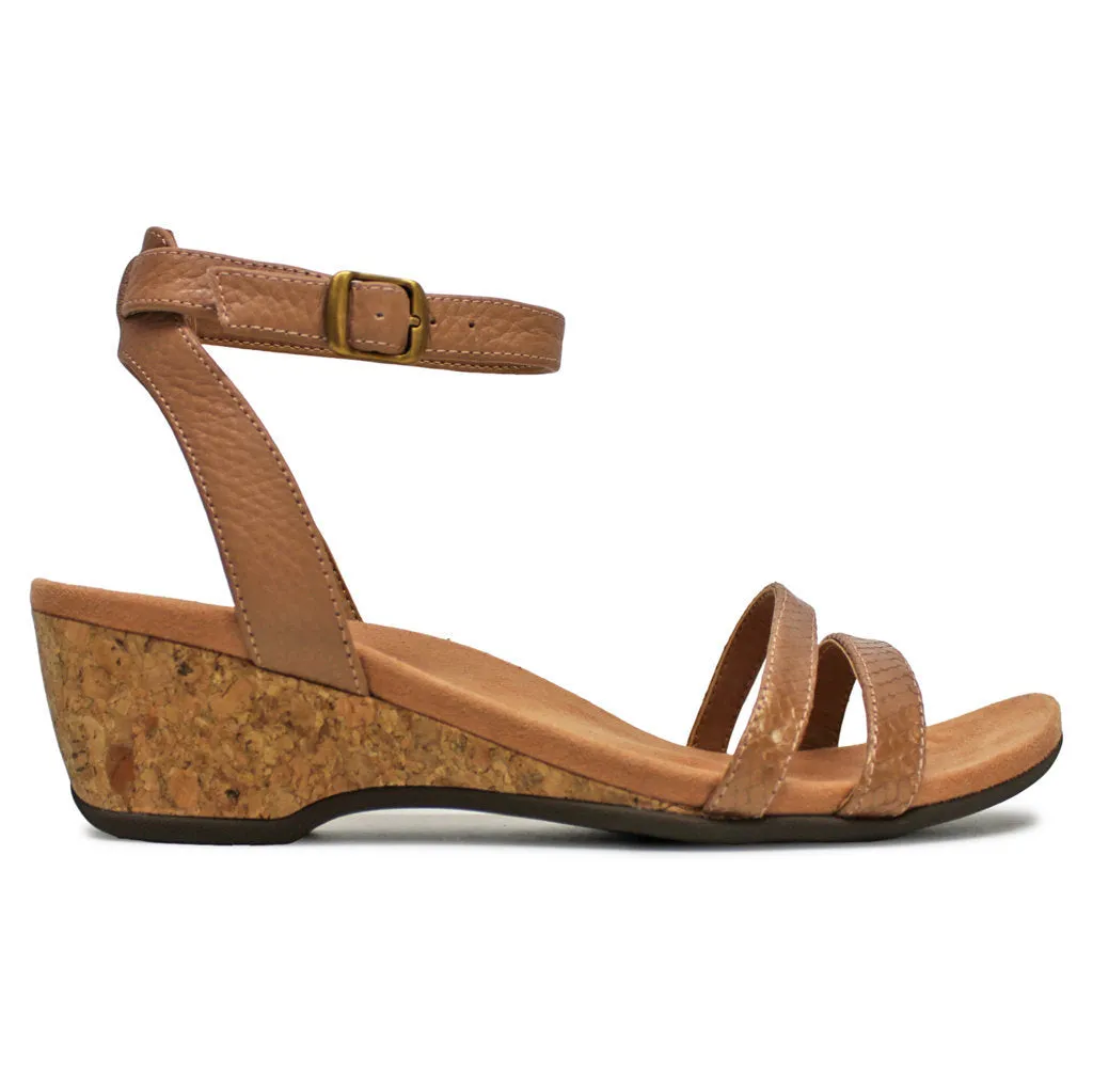 Orlanda Leather Women's Wedge Sole Sandals