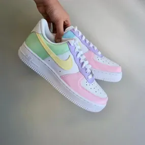 Pastel Custom Nike Air Force 1 Pastel Multicolor Nike Air Force 1s