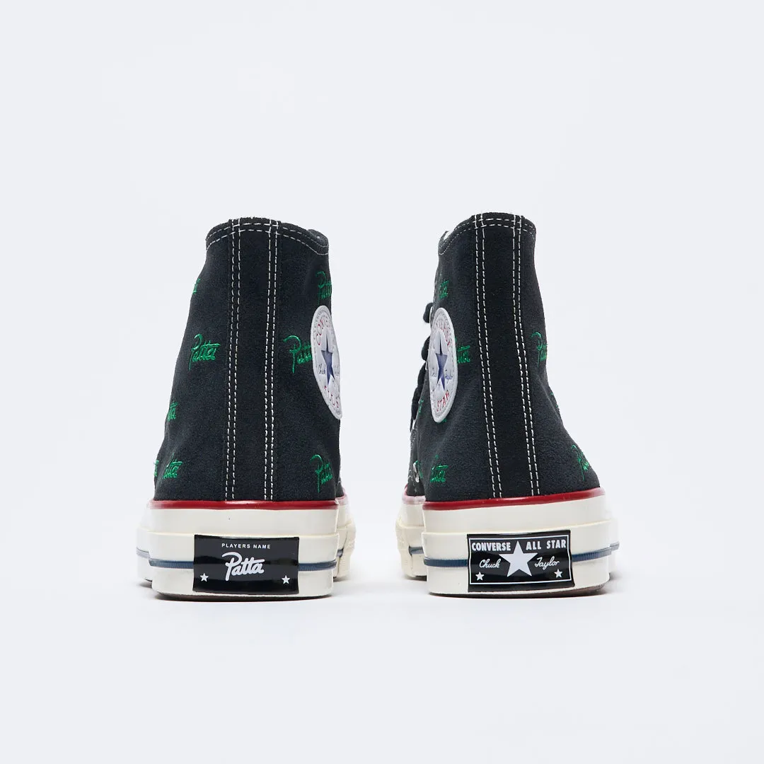 Patta x Converse - Chuck 70 Hi (Black/Jolly Green)