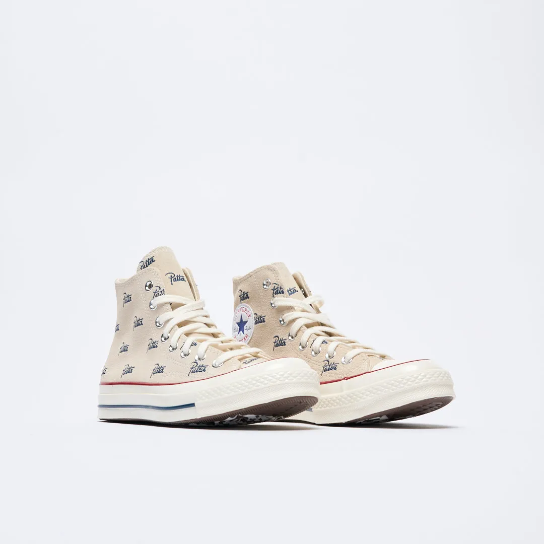 Patta x Converse - Chuck 70 Hi (Natural Ivory/Insignia Blue)