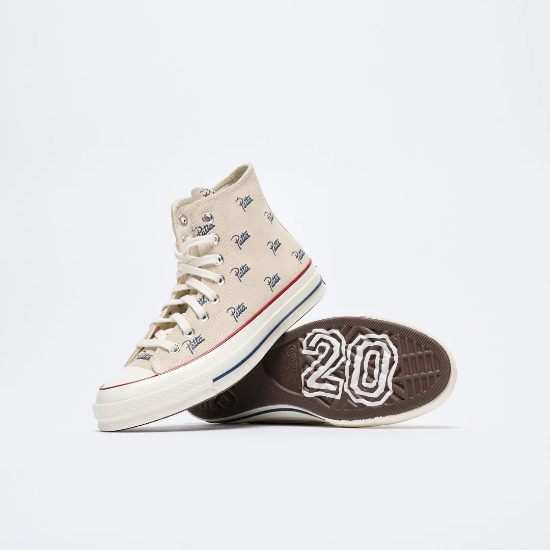 Patta x Converse - Chuck 70 Hi (Natural Ivory/Insignia Blue)