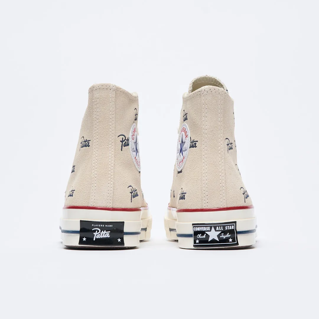 Patta x Converse - Chuck 70 Hi (Natural Ivory/Insignia Blue)