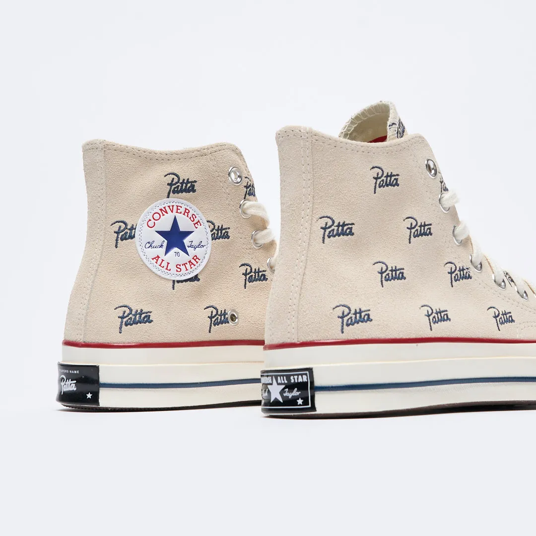 Patta x Converse - Chuck 70 Hi (Natural Ivory/Insignia Blue)