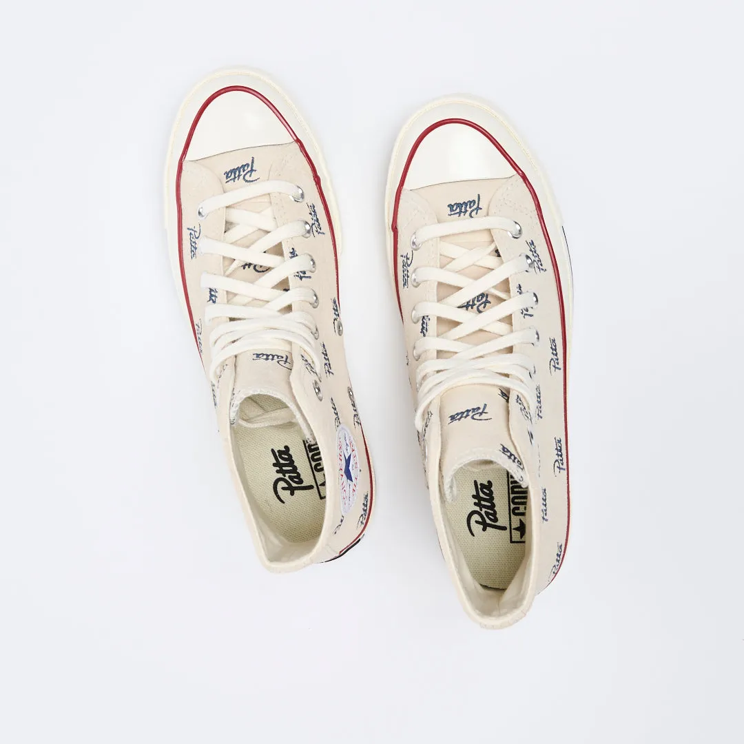 Patta x Converse - Chuck 70 Hi (Natural Ivory/Insignia Blue)