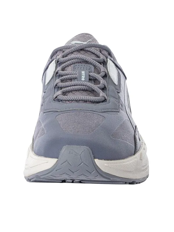 Puma Extent Nitro Cordura Trainers - Grey Tile/Glacial Grey