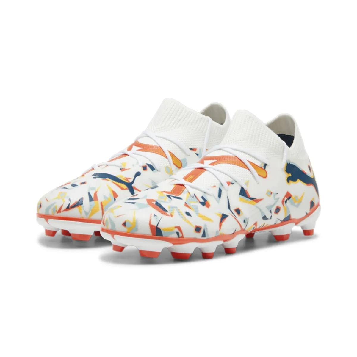 PUMA Future 7 Match Creativity FG/AG Jr (White/Multi)