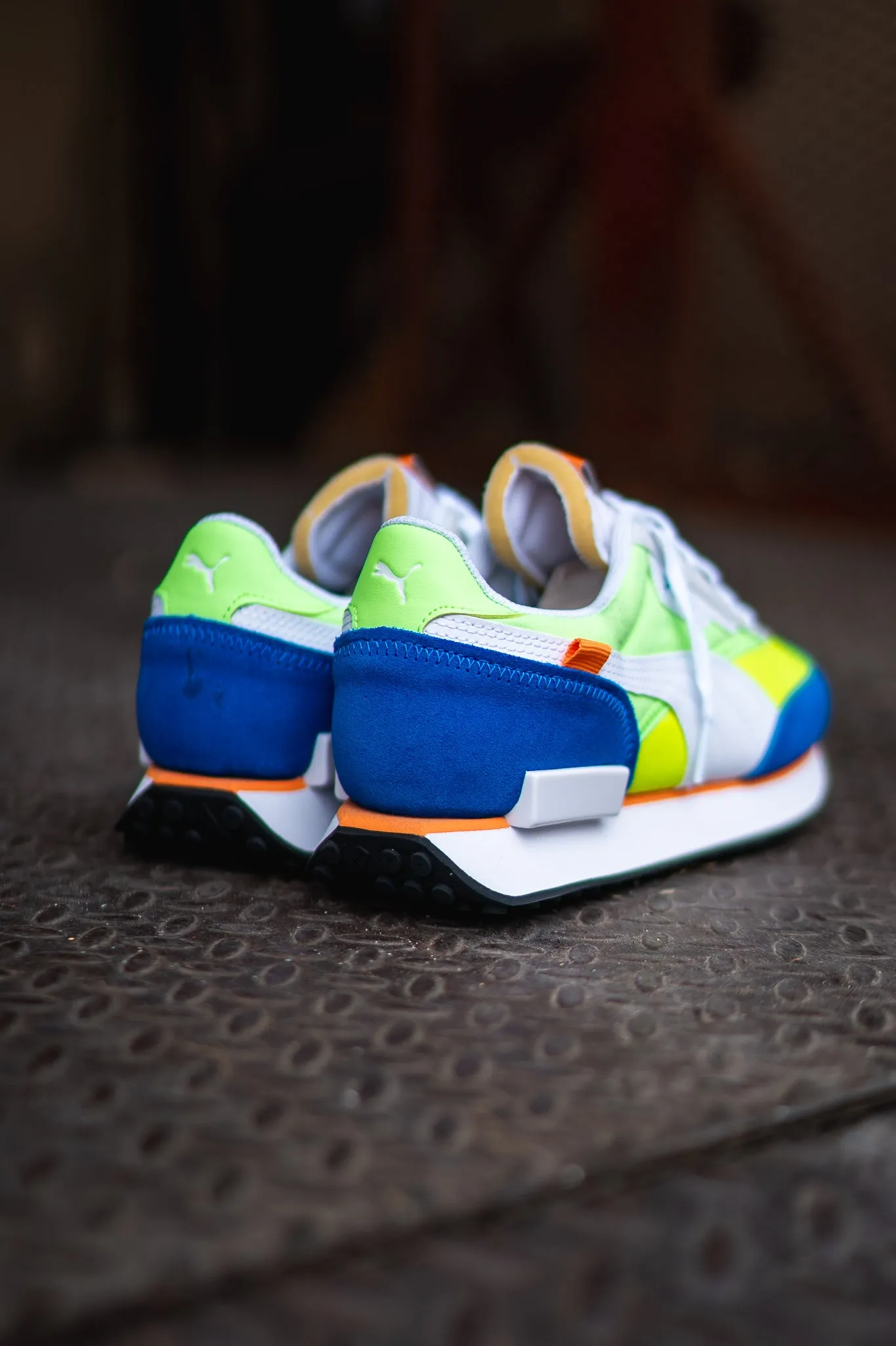 Puma Future Rider Play On (Puma White/Fizzy Lime)