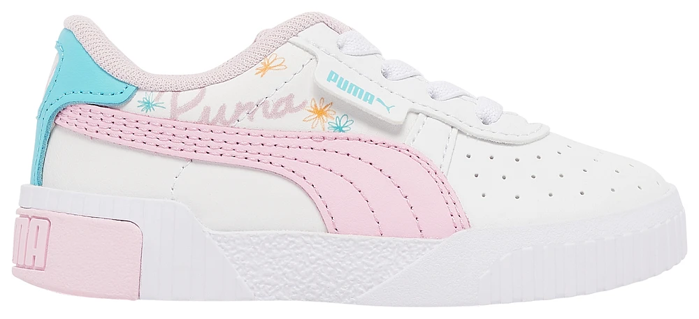 PUMA Girls Cali Sketch - Girls' Toddler Shoes White/Pink