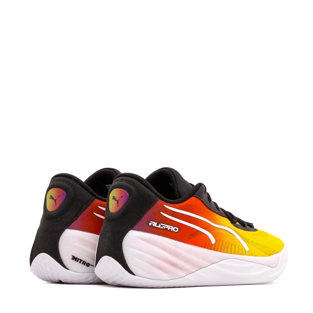 Puma Men All-Pro Nitro Showtime Yellow Sizzle Purple Glimmer 309890-01