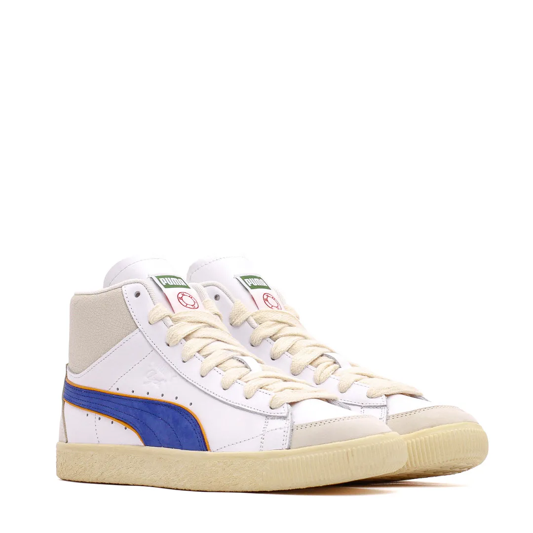 Puma Men Clyde Mid Bball x Rhuigi White Royal 391335-01