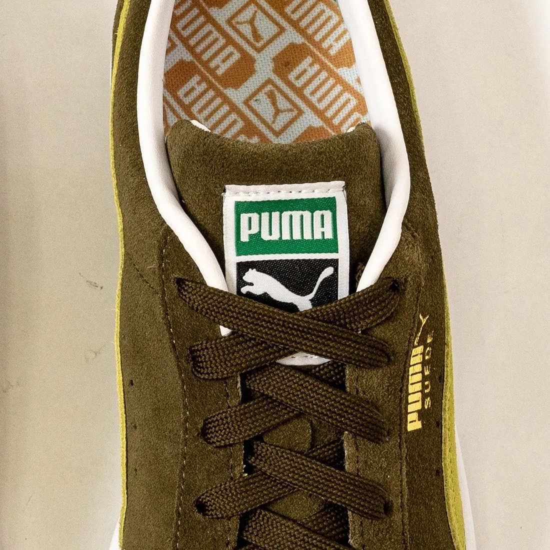 Puma Men Suede Classic XXI (green / deep olive / tart apple / puma white)