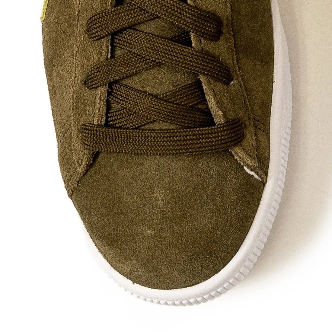 Puma Men Suede Classic XXI (green / deep olive / tart apple / puma white)