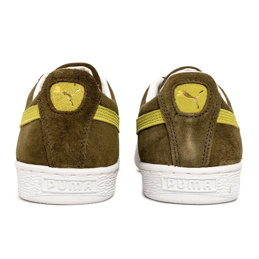 Puma Men Suede Classic XXI (green / deep olive / tart apple / puma white)