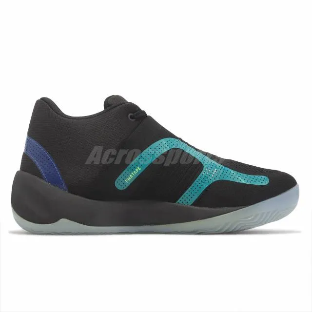 Puma Rise Nitro Black Sunset Glow Multi Men Basketball S...