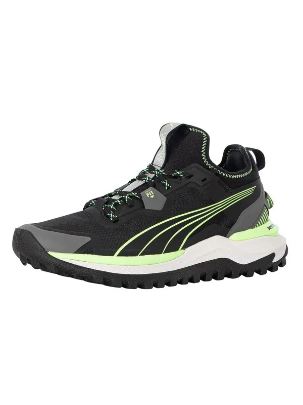 Puma Voyage Nitro Trainers - Black/Fizzy Lime