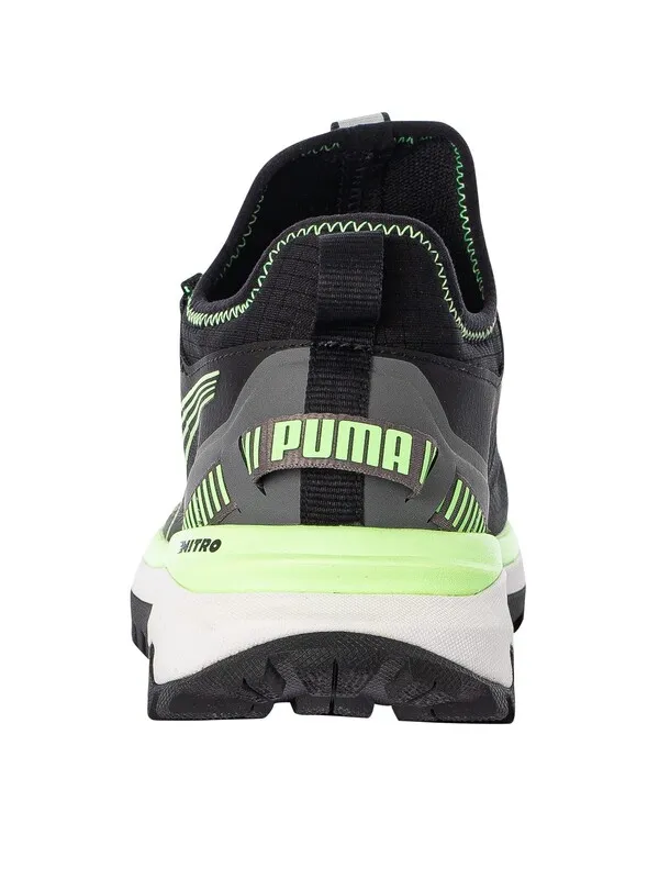 Puma Voyage Nitro Trainers - Black/Fizzy Lime