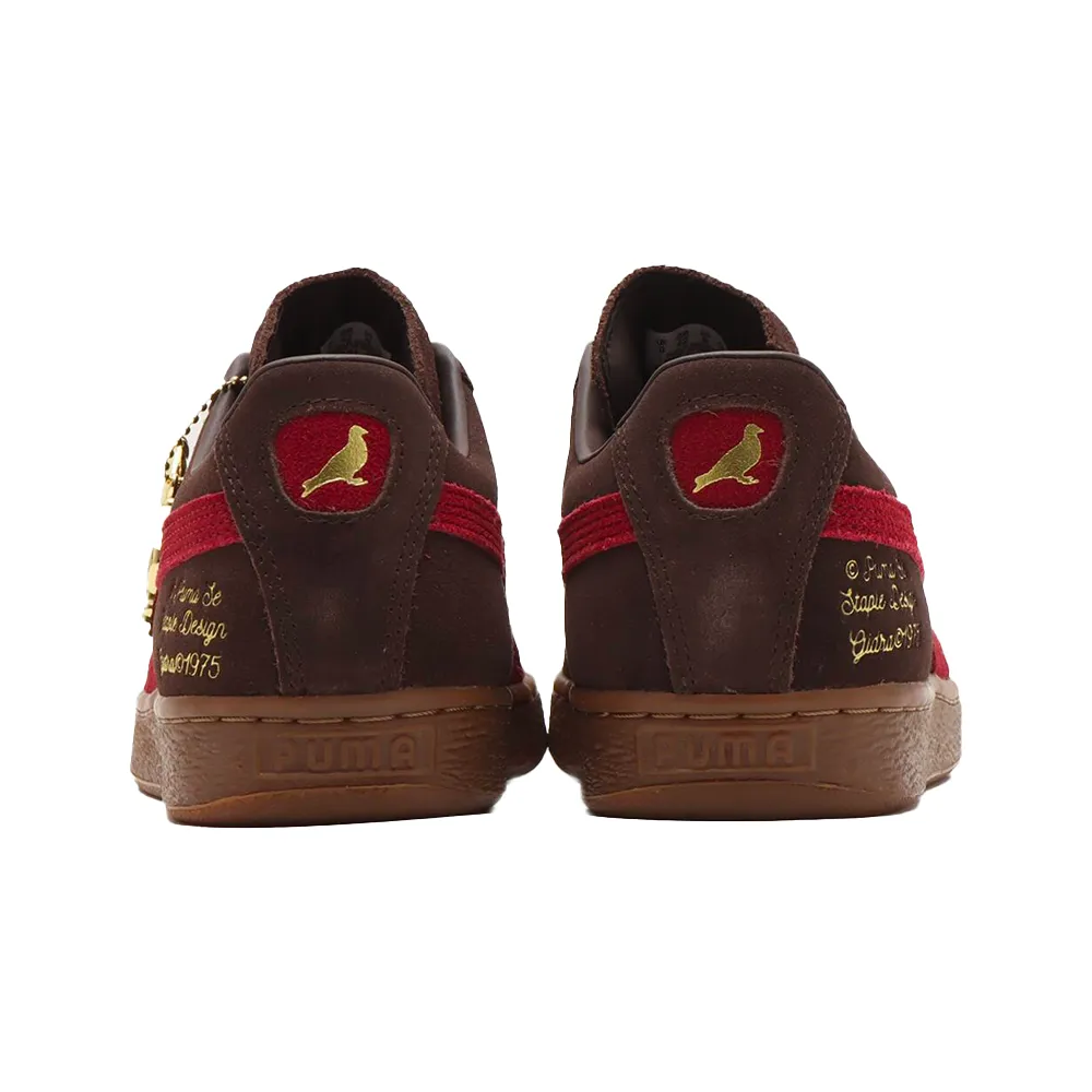 Puma x Jeff Staple B Suede Dark Chocolate / Rhubarb 393543_01