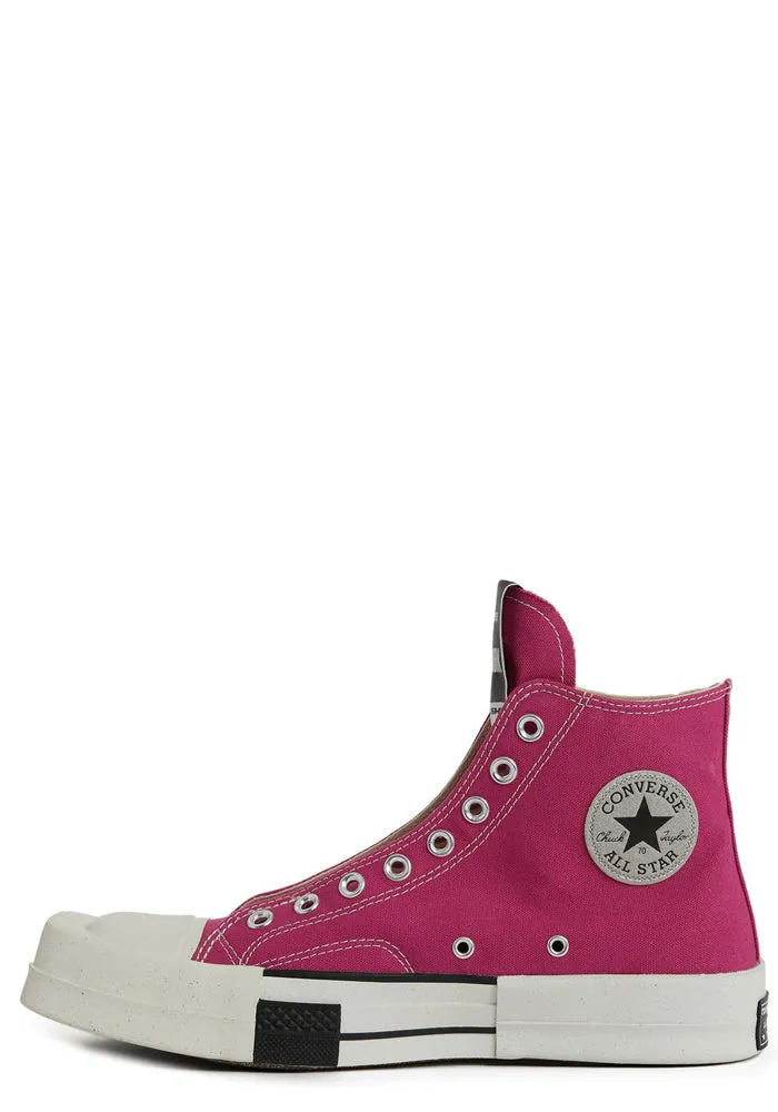 RICK OWENS DRKSHDW x CONVERSE A05685C TURBODRK CHUCK 70 LACELESS HOT PINK