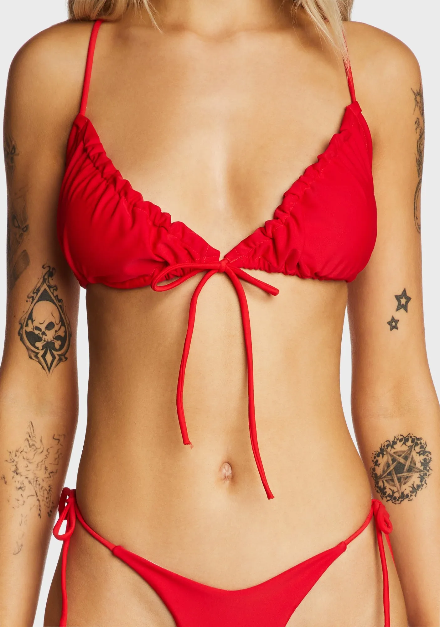 Soaring True Bikini Set - Red-