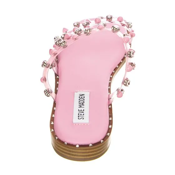 Steve Madden Womens Skyler Pink Candy Sandals