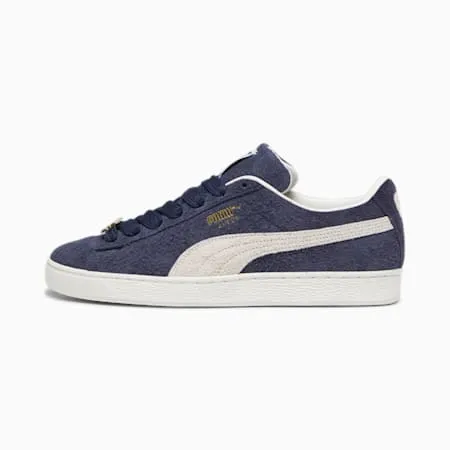 Suede Fat Lace Unisex Sneakers | New Navy-Frosted Ivory | PUMA Classics | PUMA 