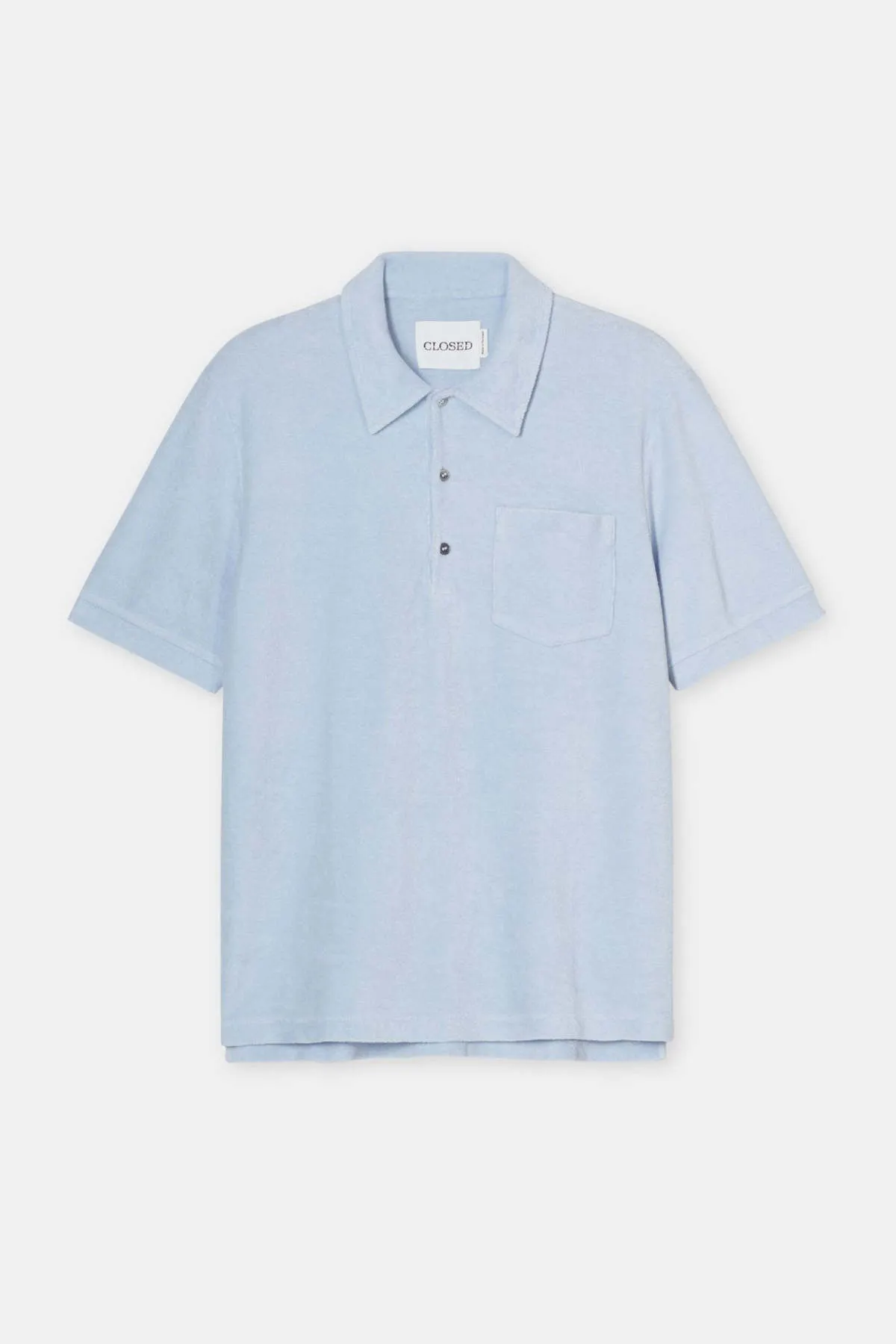 Terry Cloth Polo - Horizon Blue