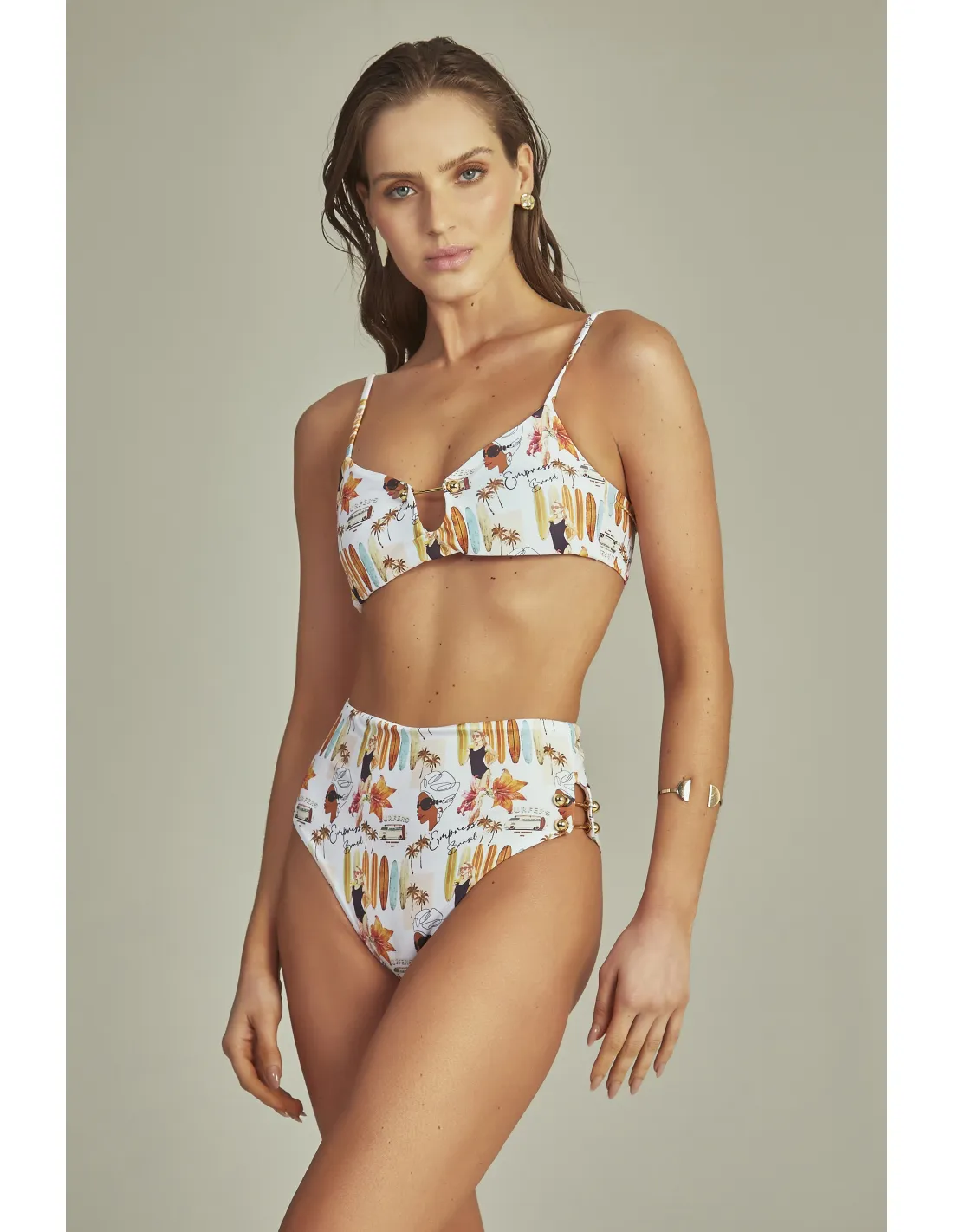 Top Bikini Antigua Pop Art